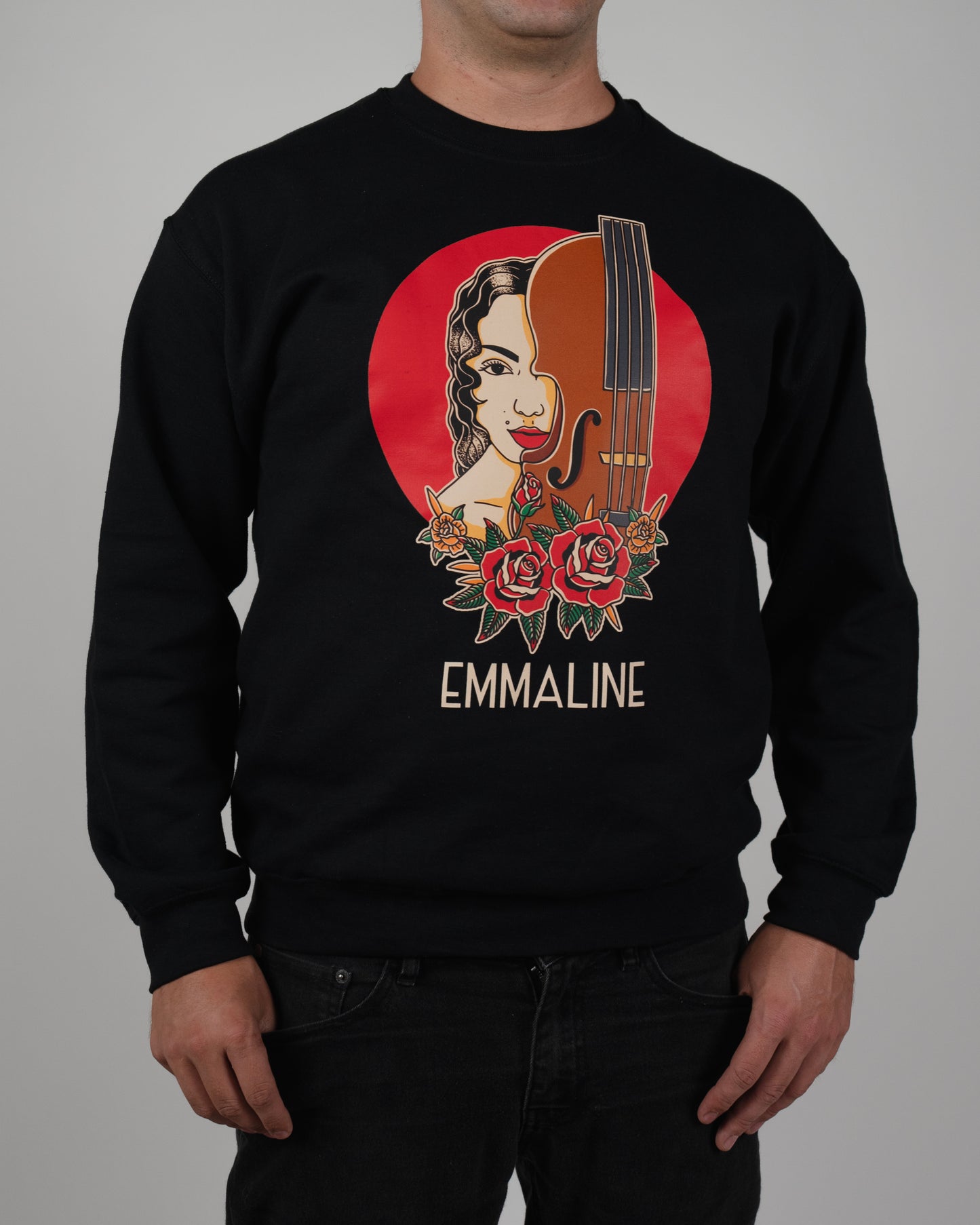 "Violins and Roses" Crewneck Sweatshirt