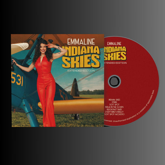 Indiana Skies EXTENDED EDITION CD (Signed, Limited Edition) - Emmaline